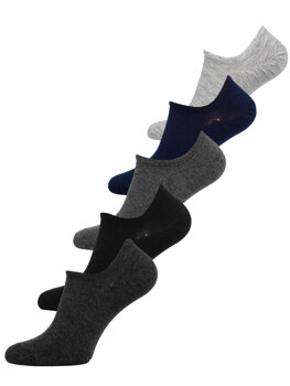 Різнокольорові чоловічі шкарпетки сліди Bolf NQ021-5P 5 PACK