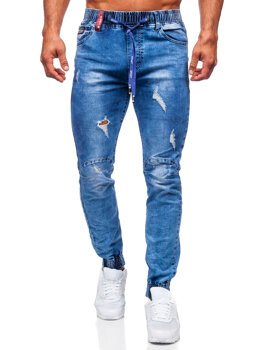 Сині джинсові джоггери чоловічі Bolf TF264