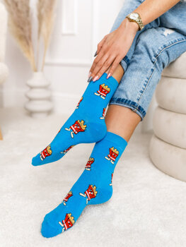 Сині жіночі шкарпетки Bolf WQ7625-1