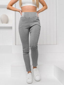 Сірі жіночі джинсові легінси Bolf S111