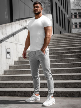 Сірі чоловічі спортивні штани джоггери Bolf XW02A