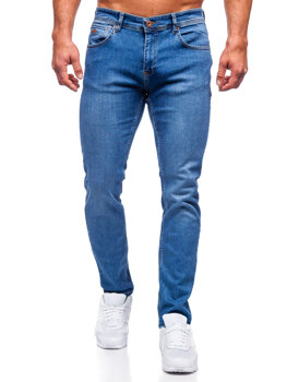Темно-сині чоловічі джинсові штани regular fit Bolf 6356