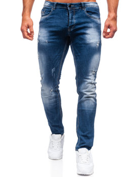 Темно-сині чоловічі джинсові штани regular fit Bolf MP010B
