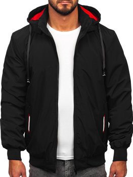Чорна чоловіча демісезонна куртка Bolf 84M3016