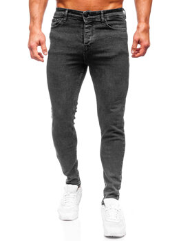 Чорні чоловічі джинсові штани regular fit Bolf 6027