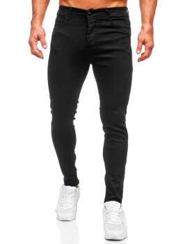 Чорні чоловічі джинсові штани regular fit Bolf 6097