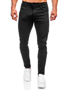 Чорні чоловічі джинсові штани slim fit Bolf KX576-13A