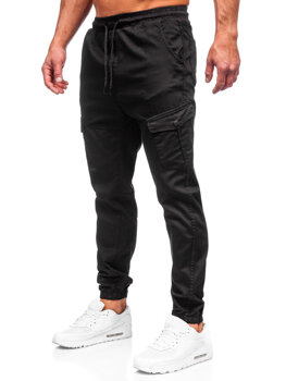 Чорні чоловічі штани штани Bolf 384