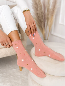 Шкарпетки жіночі з різнокольоровими візерунками Bolf M7-2-1