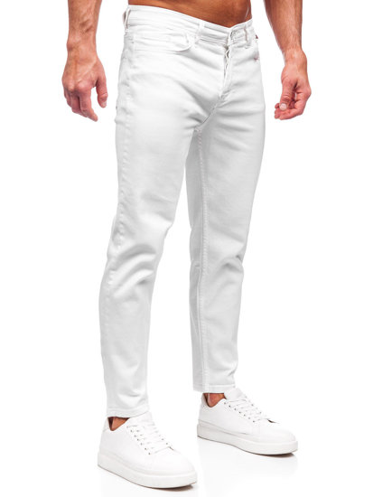 Білі чоловічі тканинні штани Bolf GT-S