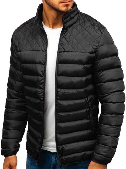 Куртка чоловіча зимова чорна Bolf SM55