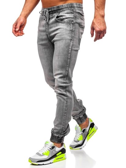 Сірі чоловічі джинсові джоггери Bolf KA1815