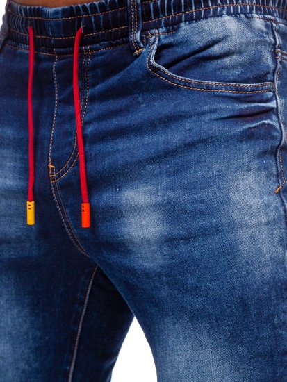 Темно-сині джинсові чоловічі штани джоггери Bolf R51101W1