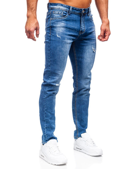 Темно-сині чоловічі джинси Regular fit Bolf K10006-1