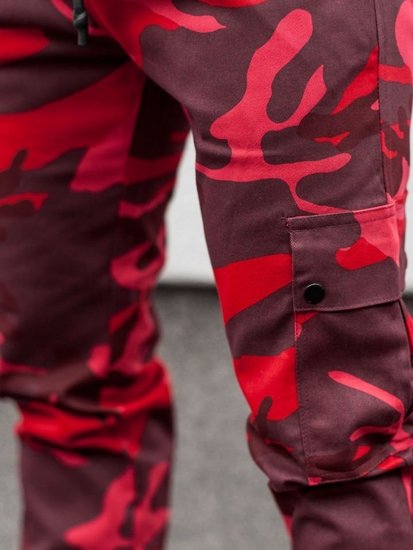 Чоловічі штани джогери червоні Bolf 0858