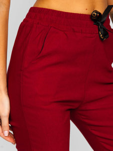 Бордові жіночі штани-джоггери Bolf AF5119ND