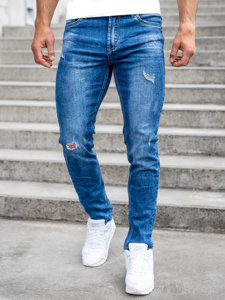 Темно-сині чоловічі джинси Regular fit Bolf K10006-1
