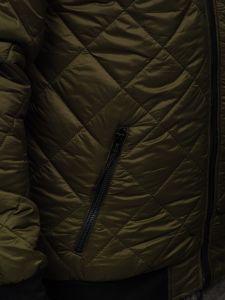 Хакі демісезонна чоловіча куртка-бомбер Bolf MY-01