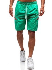 Чоловічі пляжні шорти зелені Bolf 341