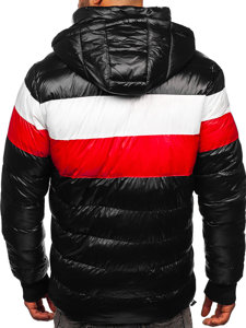 Чорна стьобана куртка чоловіча зимова Bolf 6592