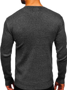 Чорний чоловічий светр Bolf S8165