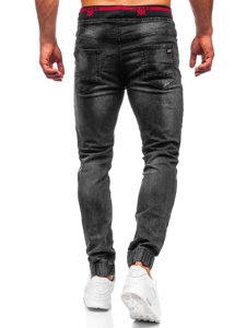 Чорні джинсові джоггери чоловічі Bolf R61074S0