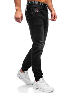 Чорні чоловічі джинсові штани джоггери Bolf 61038W0